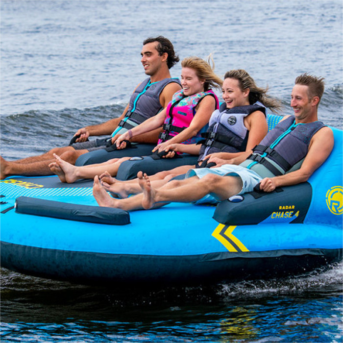 2023 Radar The Chase Lounge 4 Person Towable Tube 227010 - Navy / Blue